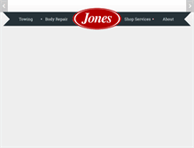 Tablet Screenshot of jonesautowrecking.com